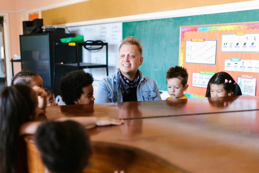 Children at Piano