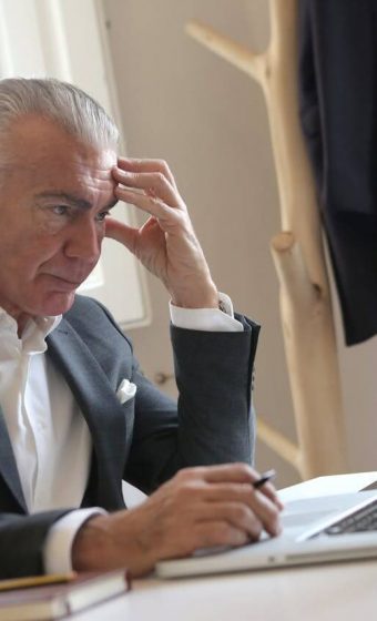 Man Looking Stressed