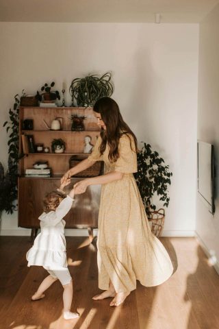 Mother and Child Dancing Mother and Child Dancing