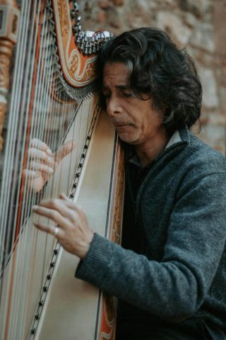 Old Man Playing the Harp Old Man Playing the Harp