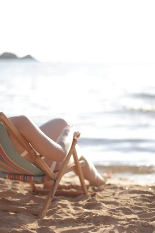 Woman Sunbathing Woman Sunbathing